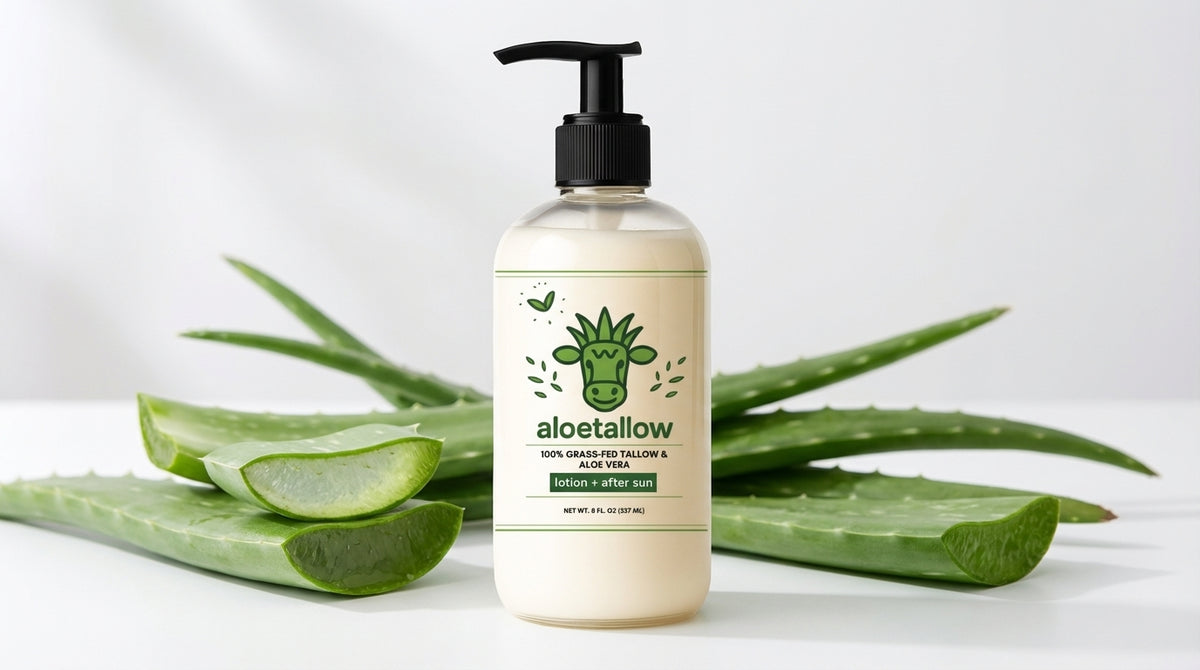 Best Beef Tallow Lotion with Aloe Vera: Why the Combination Changes Everything