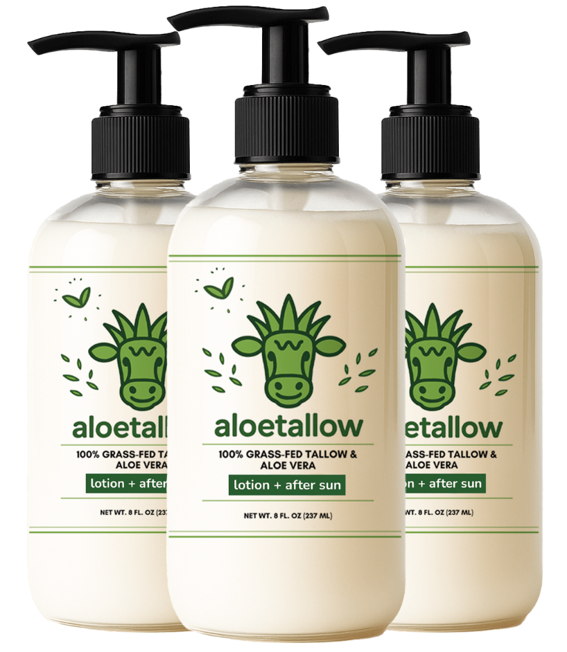 Tallow + Aloe Face & Body Lotion | 8 Clean Ingredients