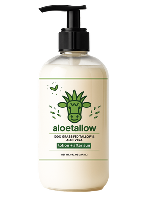 Tallow + Aloe Face & Body Lotion | 8 Clean Ingredients