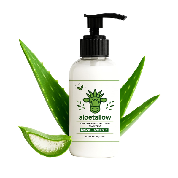 aloetallow  Grass-Fed Tallow Lotion for Face + Body